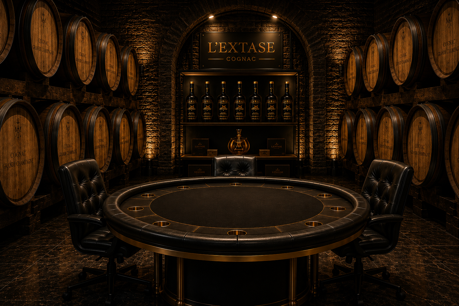 Cognac Cellar — a luxury cognac barrel cellar